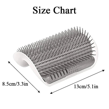 Cat Grooming Scratcher Brush & Massager for Dogs and Cats - Pet Hair Remover, 8 Colors