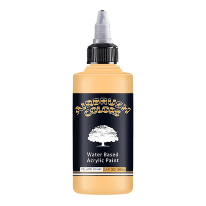 Airbrush Acrylic Paint Matte Inks Water Based Easy to Clean 32 Color Set 100ml Bottles For Model Hobby TikTok Viral Craft Trend 2026