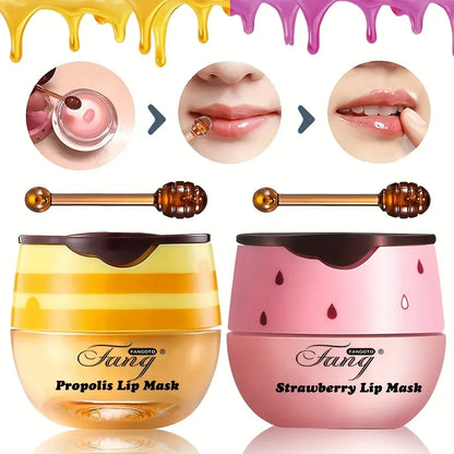 Hydrating lip scrub and sleeping mask duo – exfoliating, dry lip treatment, lip line repair 2026