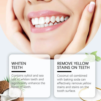 Whitening Toothpaste Tablets 62 Tablets Natural Based Oral Care Fresh Breath Smoke Stain Removal Back to School 2026