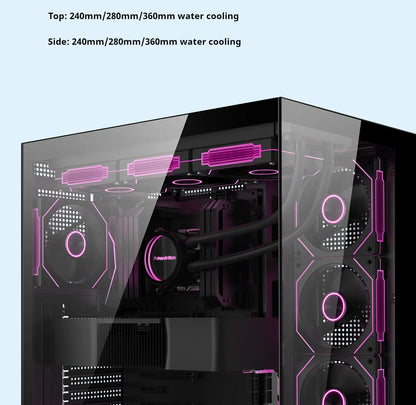 Gaming PC Case Dreamland Pro ATX Dual Glass 360mm Chassis