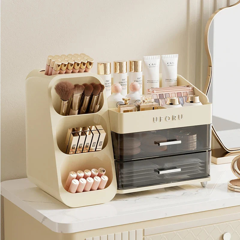 Cosmetics Storage Box Large Capacity Multifunctional Organizer Back To School 2026 Dorm Room Vanity