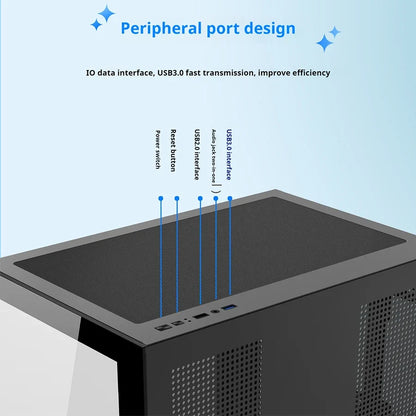 Gaming PC Case Dreamland Pro ATX Dual Glass 360mm Chassis