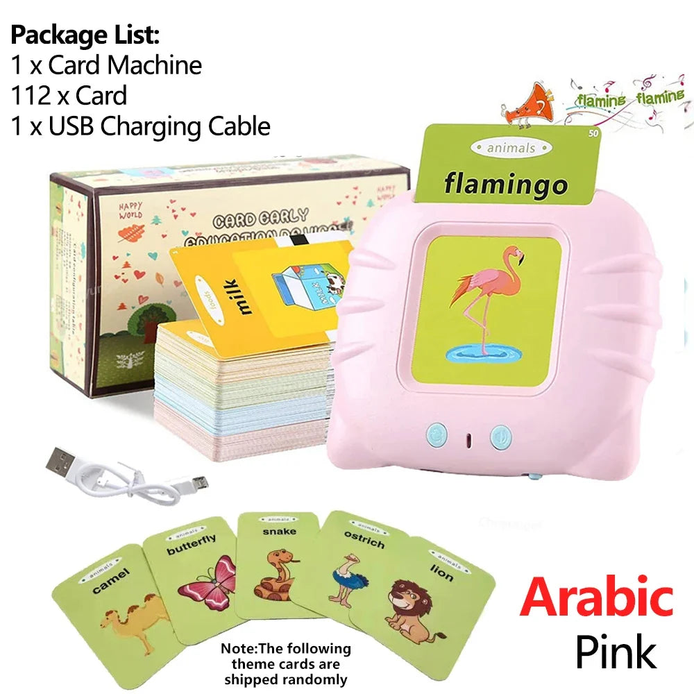Variant image for Interactive Educational Toy Flash Card Learning Machine for 2-6 Year Olds, Screen-Free Learning with Audio Function-4