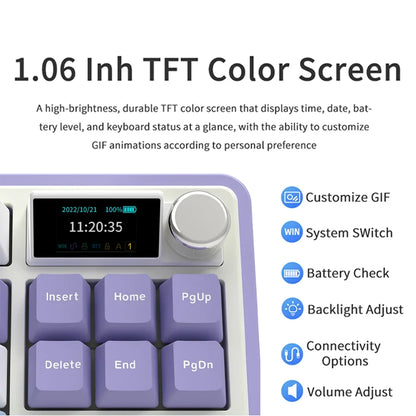 Mechanical Keyboard 87 Key Tri Mode RGB Hot Swappable