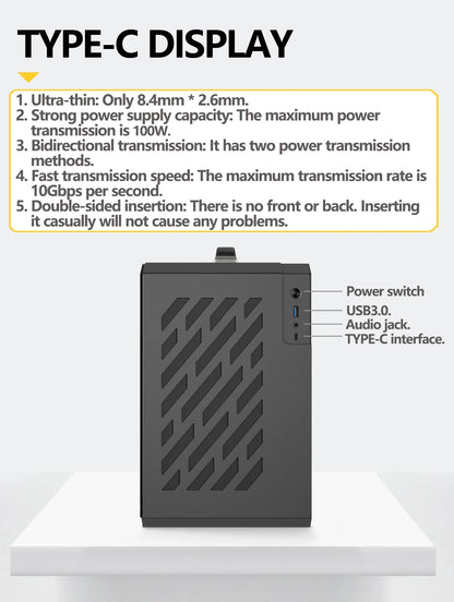Mini ITX Case Glass Side 240mm Watercooling Portable