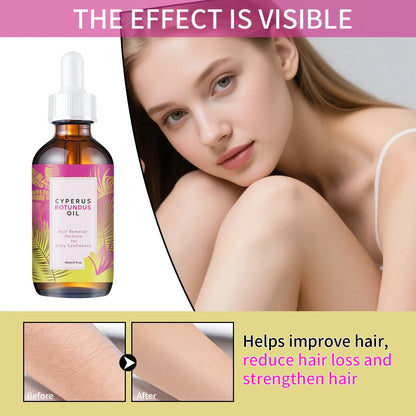 Hair Removal Oil 60ml Natural Jojoba Almond Oil For All Skin Types Long Lasting Smooth Skin TikTok Viral Fall 2026