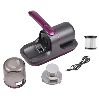 Compact Mattress Vacuum Cleaner 100W Cordless UV Bed Cleaner 8000Pa Strong Suction