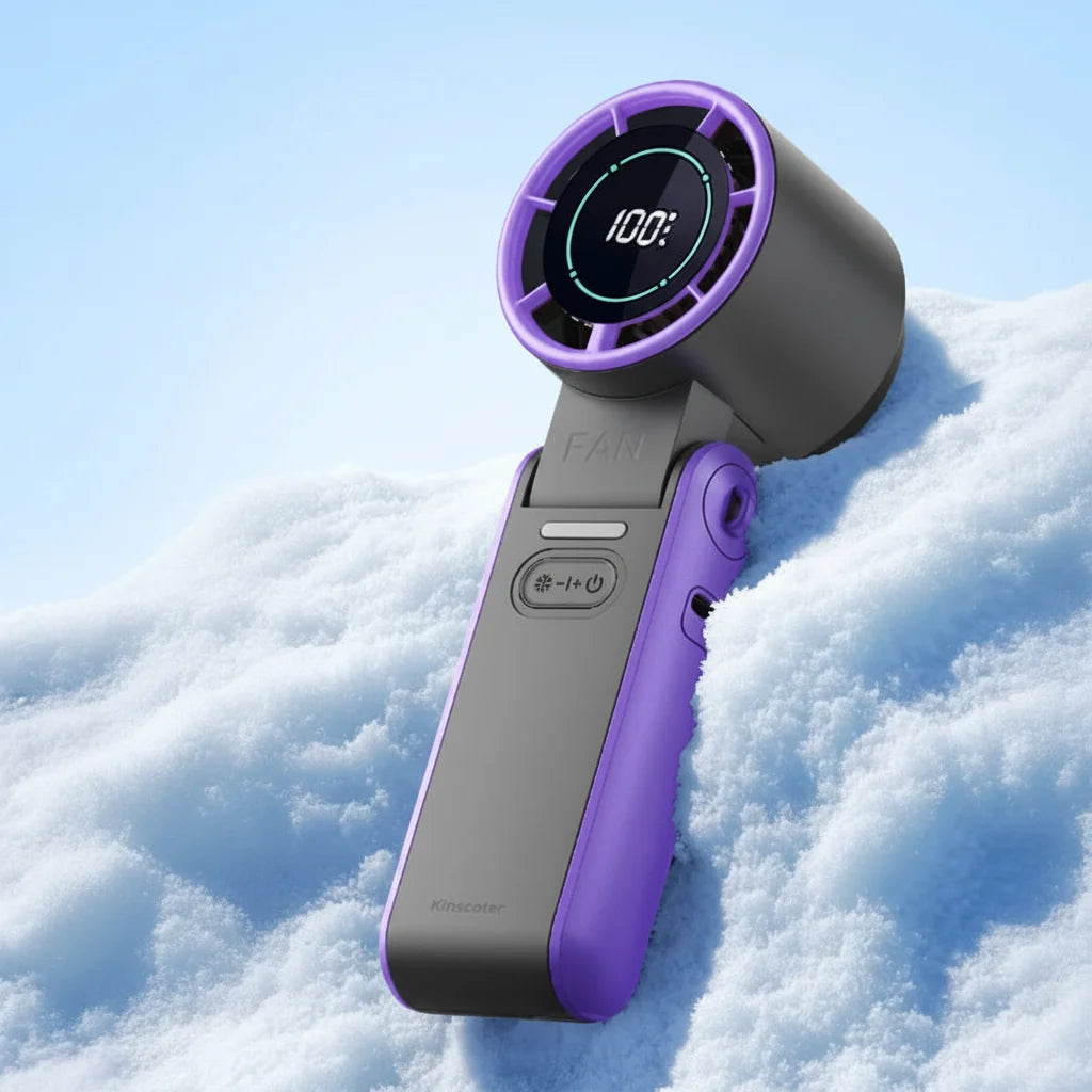 Handheld Fan Foldable Outdoor Cooling 3600mAh Battery 100 Level Turbo Summer 2026