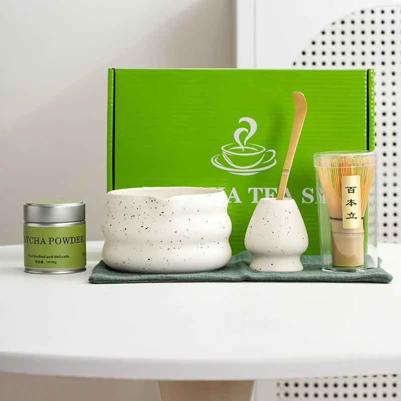 Matcha Whisk Bamboo Chasen Tea Set Tea Ceremony Essentials Fall 2025 Creates Creamy Froth Eco Friendly Gift