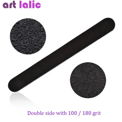 Nail Files 5 Piece Emery Board Set Back to School 2026 Sandpaper Nail File Kit DIY Manicure