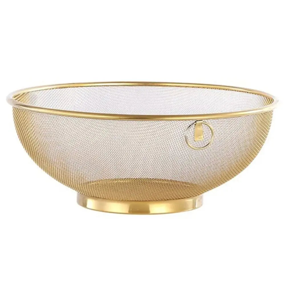 Mesh Colander Fine Mesh Strainer Kitchen Drain Basket For Rinsing Fruits And Rice Fall 2026 Kitchen Trend