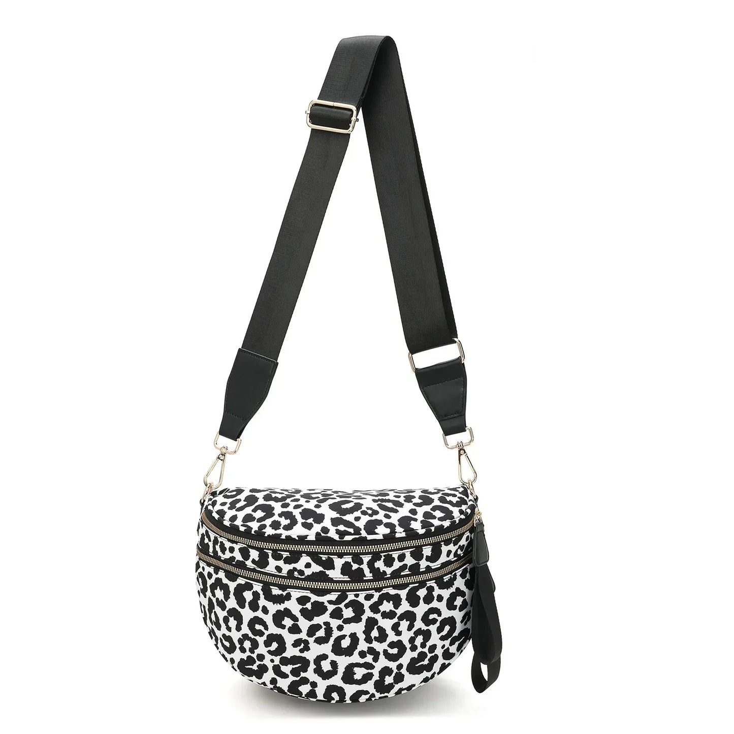 Casual women's checkered fanny pack – large capacity bum bag, adjustable crossbody mommy travel bag