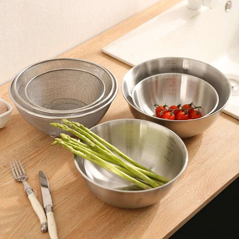 Stainless Steel Drain Basket Colander and Strainer, Spring Cleaning 2026 Eco Friendly Kitchen Tool