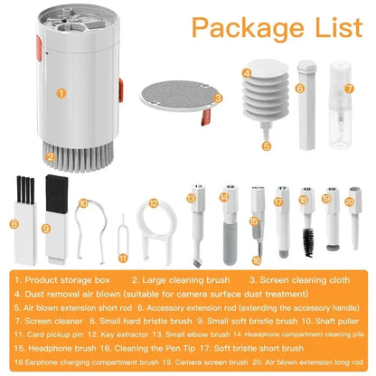 Digital Cleaning Kit with Accessories for Phone, Camera & Laptop