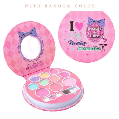 Kids Makeup Kit Princess Makeup Box Play Set With Accessories Ideal Birthday Gift 2025
