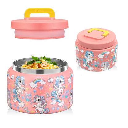 Insulated Food Jar 8 Oz Kids Stainless Steel Vacuum Thermos Back To School 2025 Leakproof BPA Free