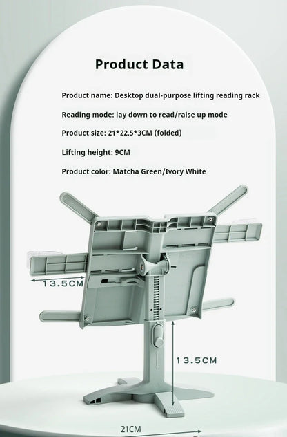 Reading Book Stand Adjustable Rotating Tablet Holder