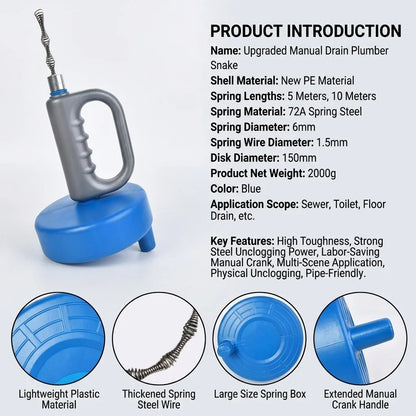 Drain Unblocker Extendable Handheld Drain Cleaner – Quick Clog Removal For Bathroom And Kitchen, Spring Cleaning 2026