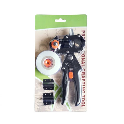 Professional Garden Grafting Tool Set - Stainless Steel Pruning Shears for Fruit Trees and Branches