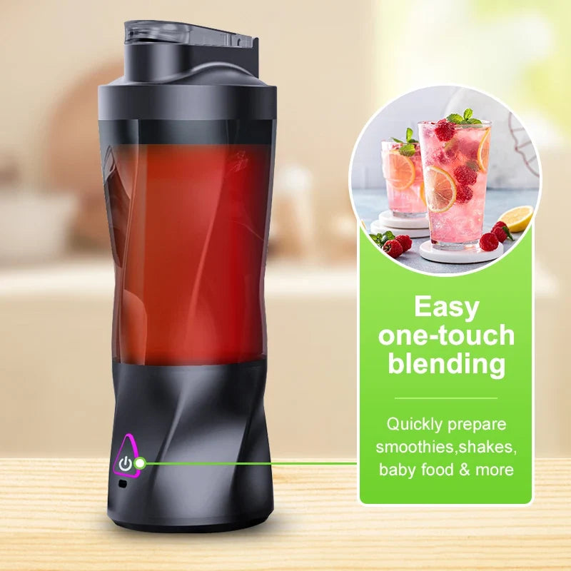 Portable Juicer USB Rechargeable 700ml Smoothie Blender Cup Outdoor Travel Summer 2026 On The Go
