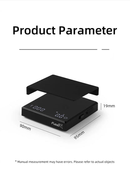 Coffee Scale Rechargeable Digital 0.1g Precision With Timer