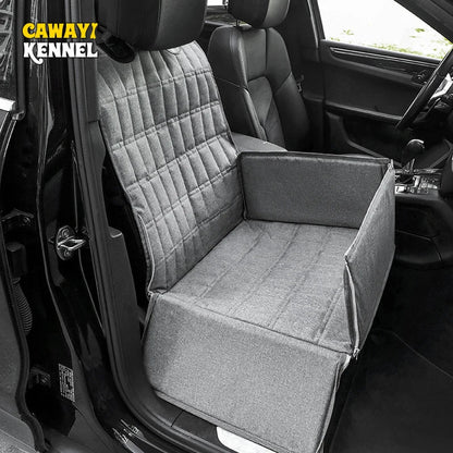 Dog Car Seat Cover Hammock Pet Carrier - Waterproof Travel Seat Protector Road Trip 2025 Secure Cushioned Space