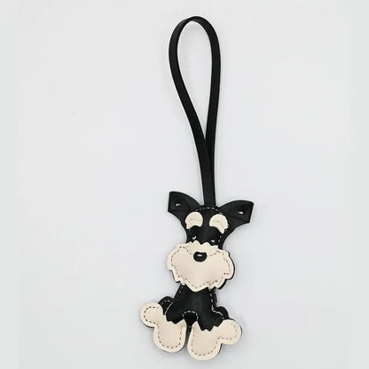Bear Keychain PU Leather Mini Bag Charm Cute Gift Accessory