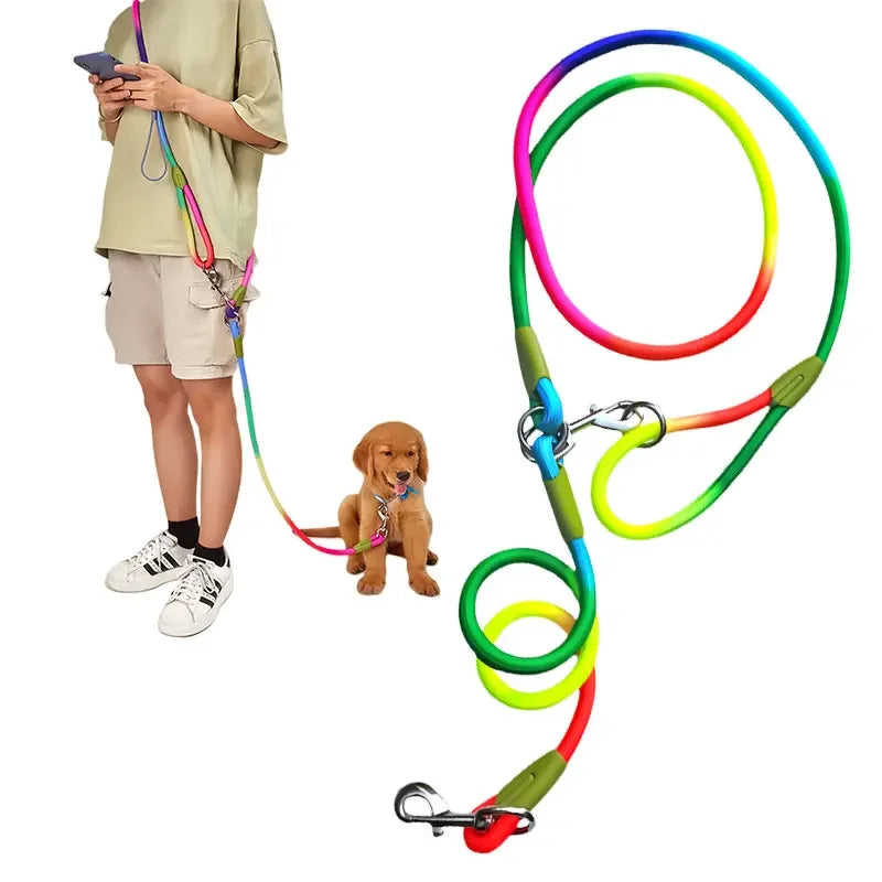 Hands Free Dog Leash Reflective Adjustable Nylon Walking Jogging Leash Fall 2025 Secure Hands Free Control