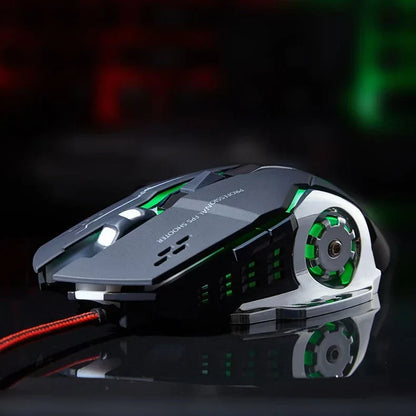 Wireless Rechargeable Gaming Mouse Bluetooth Silent Backlit