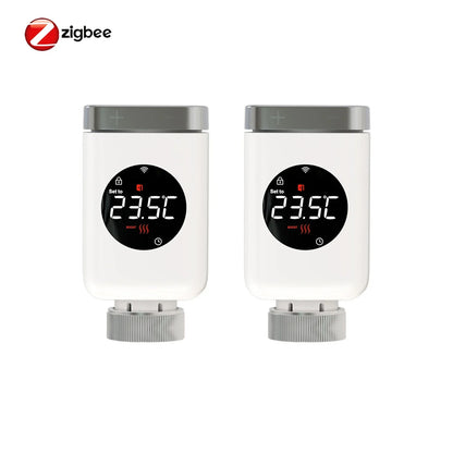 Smart Thermostat Radiator Valve TRV With WiFi ZigBee App Remote Control Energy Saving Fall 2025