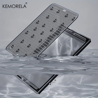 KEMORELA Extra Large Stainless Steel Cat Litter Box – Semi-Enclosed Leak-Proof High-Sided with Mat 2026