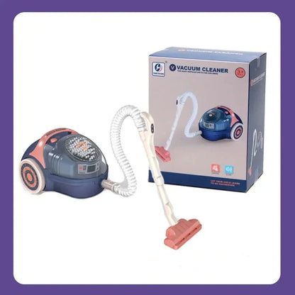 Pretend Kitchen Playset - Electric Vacuum, Juicer, Washing Machine & Water Sweeper Toys for Kids