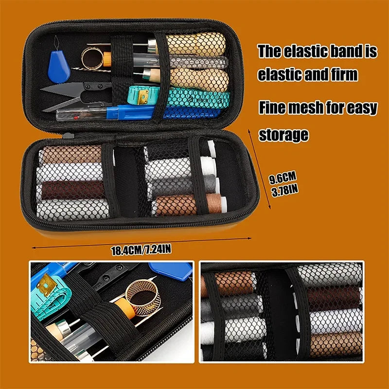 Leather Craft Kit - All-In-One DIY Leather Sewing Tool Set for Home Decor, Fall 2026 Gift Idea