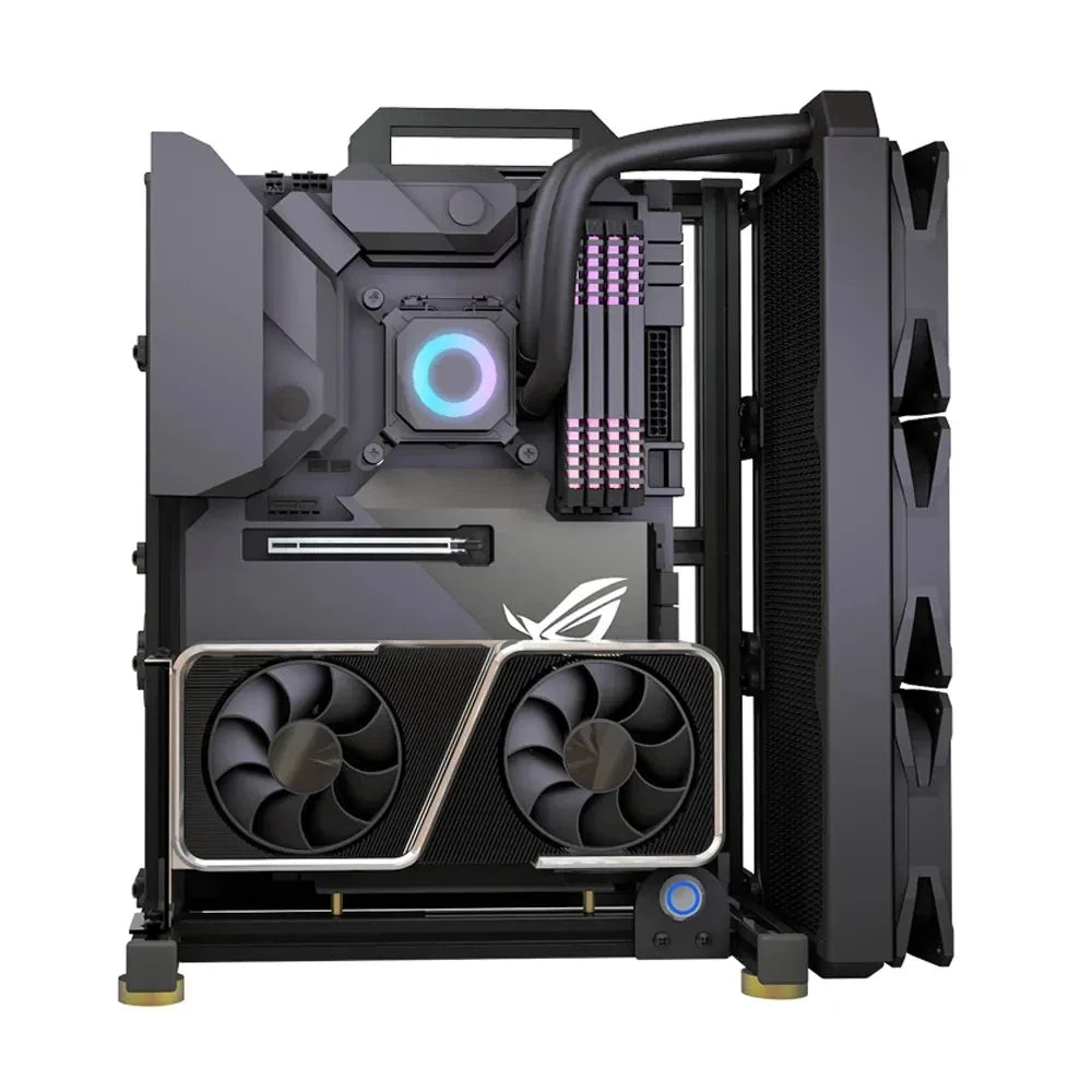 Open Frame PC Case Modular ATX MATX ITX Aluminum Rack