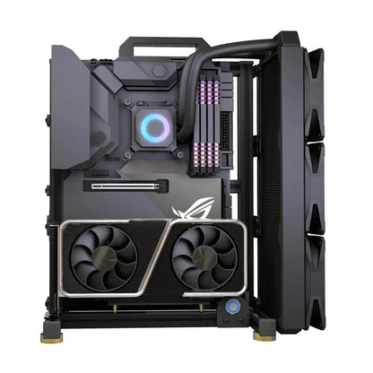 Open Frame PC Case Modular ATX MATX ITX Aluminum Rack