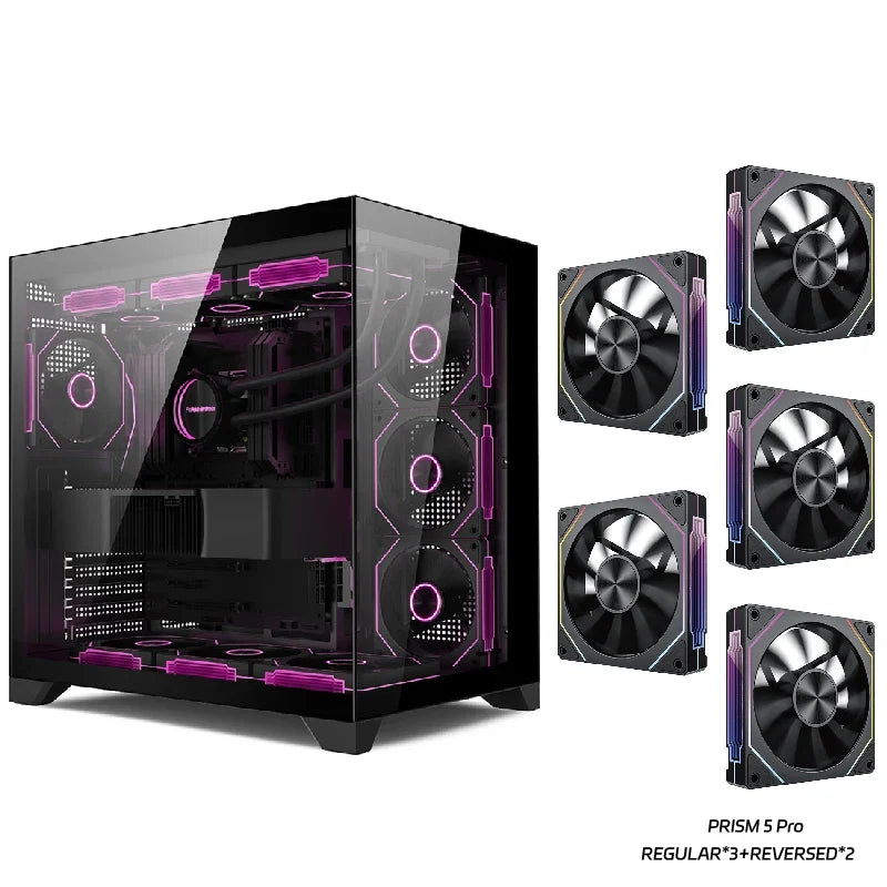 Gaming PC Case Dreamland Pro ATX Dual Glass 360mm Chassis