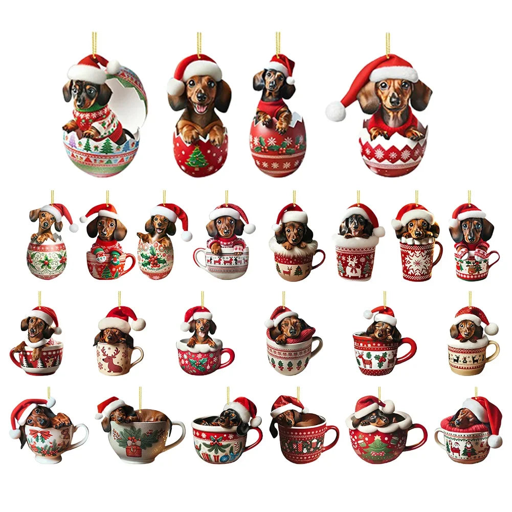 24 Day Advent Calendar With Figure Ornaments