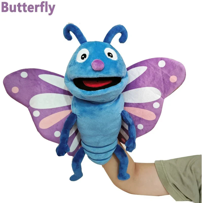 Finger Puppets Insect Plush Hand Puppet Set Kids Educational Cotton Plush Bug Characters Back To School 2025 Gift