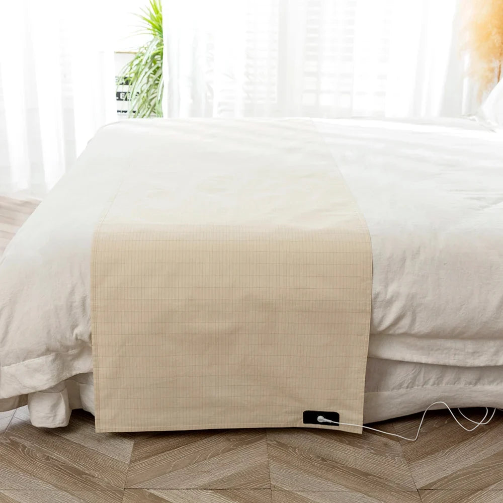 Grounding Earthing Bed Sheet With 4m Conductive Cable