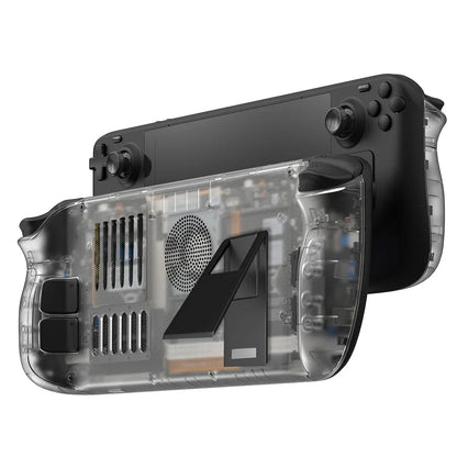Steam Deck Clear Cooling Back Cover With Stand Bracket