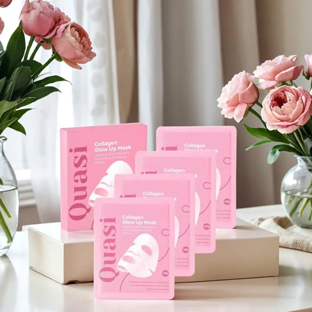 Collagen Hydrogel Mask Korean Sleeping Sheet Mask Deep Hydration Brightening Pore Minimizing Fall 2026 TikTok Viral