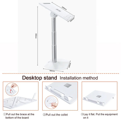 Adjustable Aluminum Laptop Stand & Accessories - Portable Cooling Bracket for MacBook, Tablet