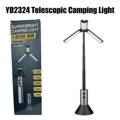 LED Searchlight Telescopic Folding ThreeHead Light, Rechargeable Outdoor Camping Light, Emergency Car Repair Fall2026