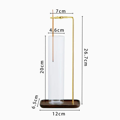 Incense Holder 2 in 1 Glass Ash Catcher Organizer Stand, Fall 2025 Home Decor, Anti Ash Clean Design