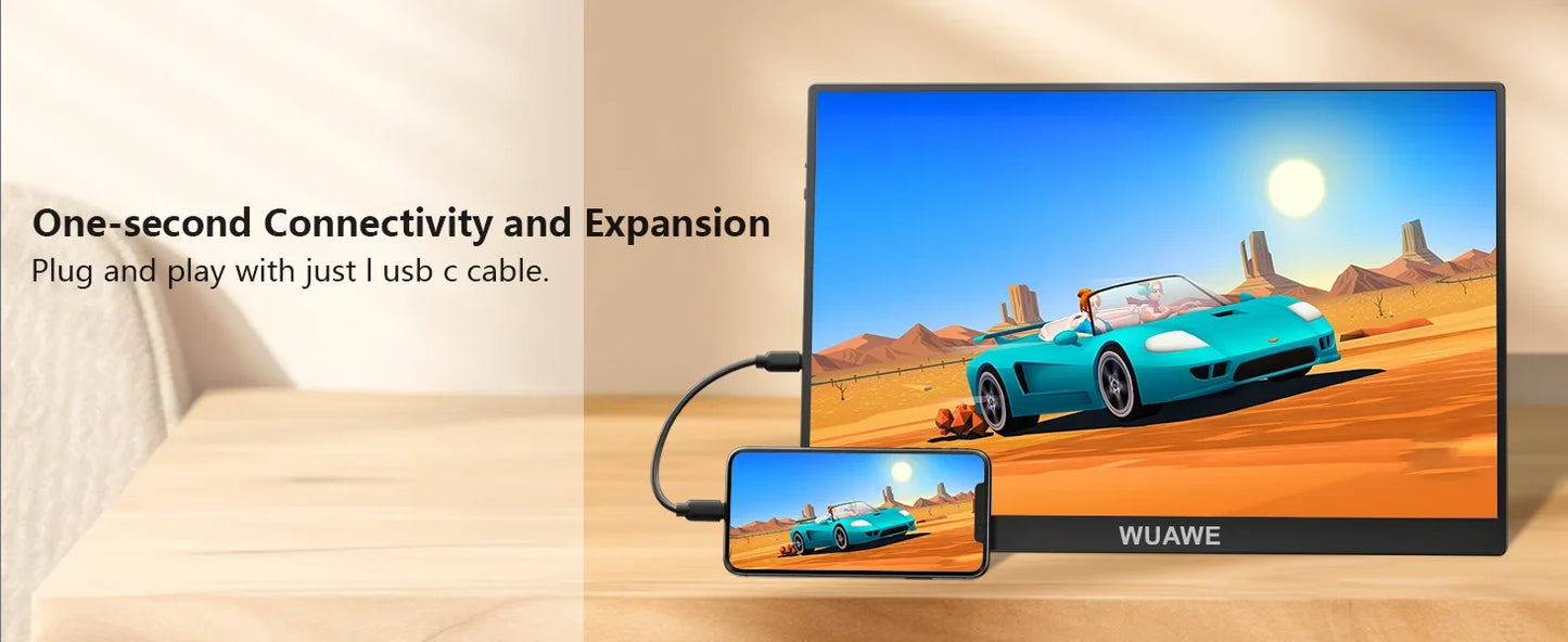 16 Inch 120Hz Portable Monitor 1920x1200 HDR Holiday Gift