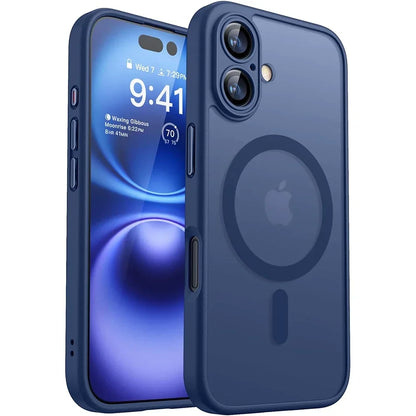 iPhone Case Magnetic Matte Translucent Armor MagSafe Compatible Shockproof Anti-Fingerprint Back To School 2026 Gift