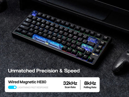 Mechanical Keyboard 75 Percent Hot Swap Gasket Mount Wired