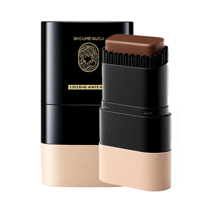 Temporary Hair Color Root Touch-Up Stick with Comb - Instant White Hair Coverage Non-Stain Coloring Pen