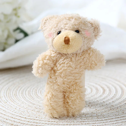 Variant image for Cute 12cm Plush Rabbit Keychain Doll - Soft Stuffed Animal Keychain Gift for Girls in Blush Pink-5